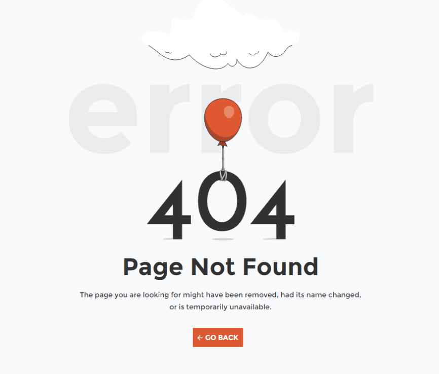 provida 404 page not found